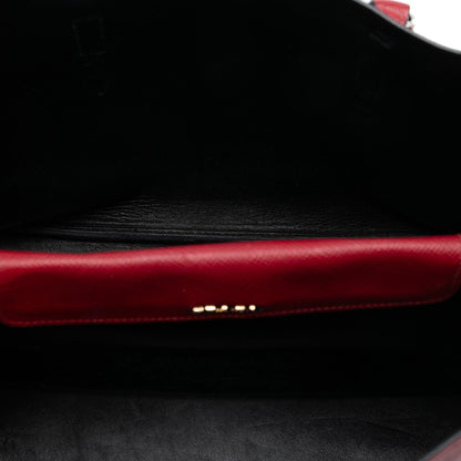 Prada Large Saffiano Cuir Double Satchel