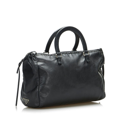 Prada Leather Boston Bag (SHG-TRKppp)