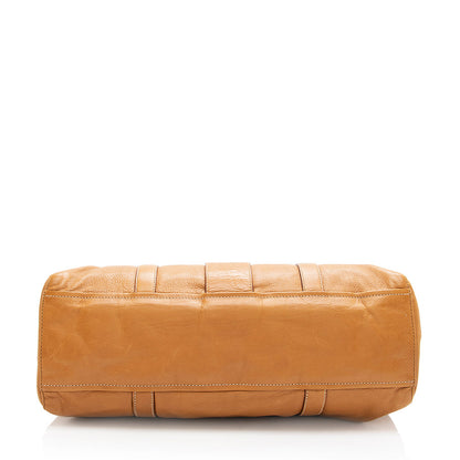 Prada Leather Buckle Shoulder Bag (SHF-18194)