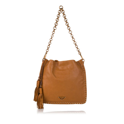 Prada Leather Chain Shoulder Bag (SHG-32011)