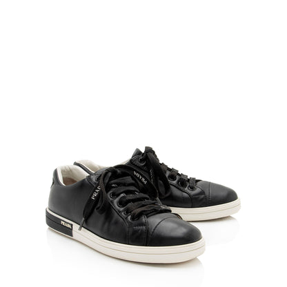 Prada Leather Macro Sneakers - Size 7 / 37
