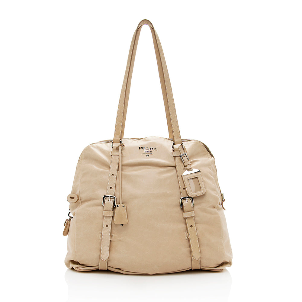 Prada Leather New Look Tote (SHF-14947)