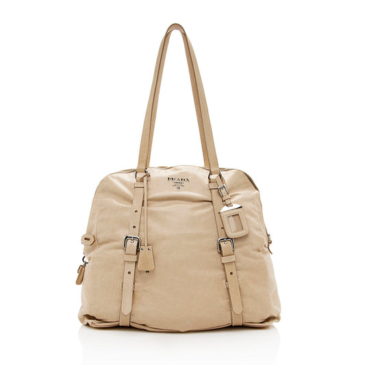 Prada Leather New Look Tote (SHF-14947)