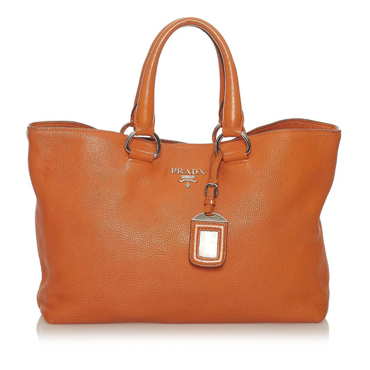 Prada Leather Satchel (SHG-27633)