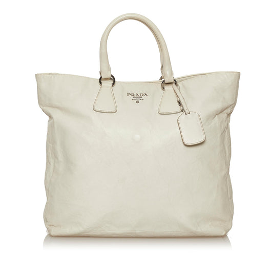 Prada Leather Satchel (SHG-29298)