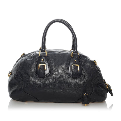 Prada Leather Satchel (SHG-29730)