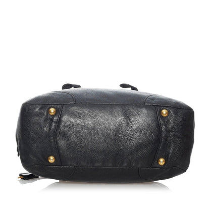 Prada Leather Satchel (SHG-29730)