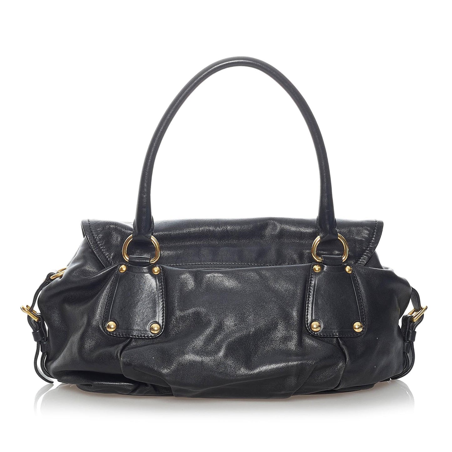 Prada Leather Satchel (SHG-31253)