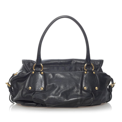 Prada Leather Satchel (SHG-31253)