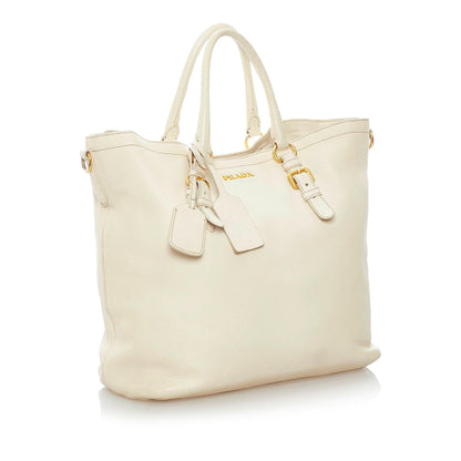 Prada Leather Satchel (SHG-34165)