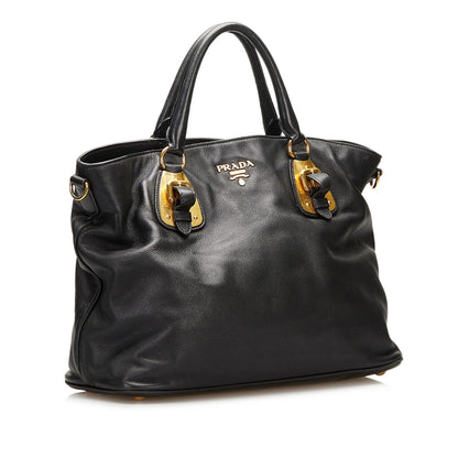 Prada Leather Satchel (SHG-35719)