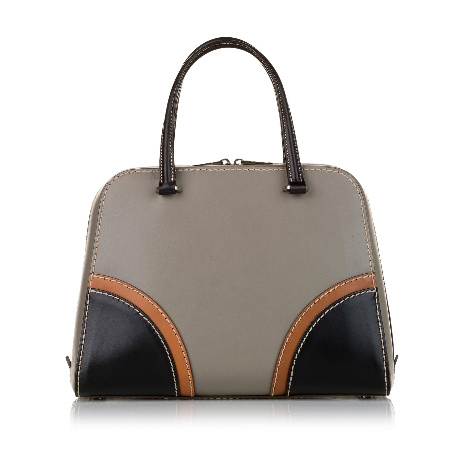 Prada Leather Satchel (SHG-mGUfcu)