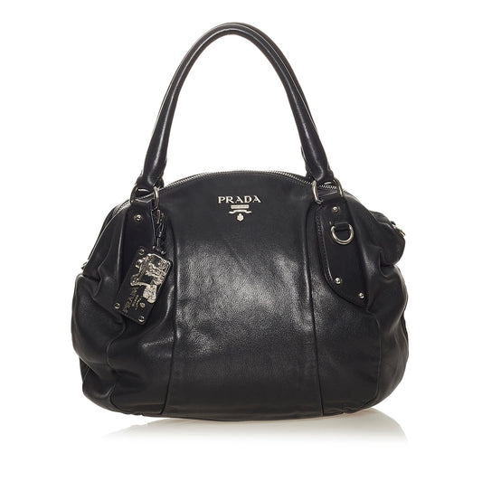 Prada Leather Shoulder Bag (SHG-27686)