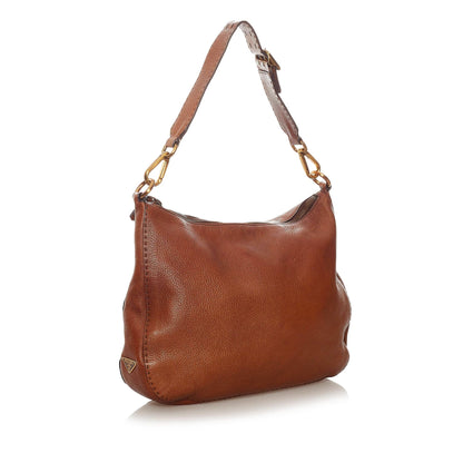 Prada Leather Shoulder Bag (SHG-27848)