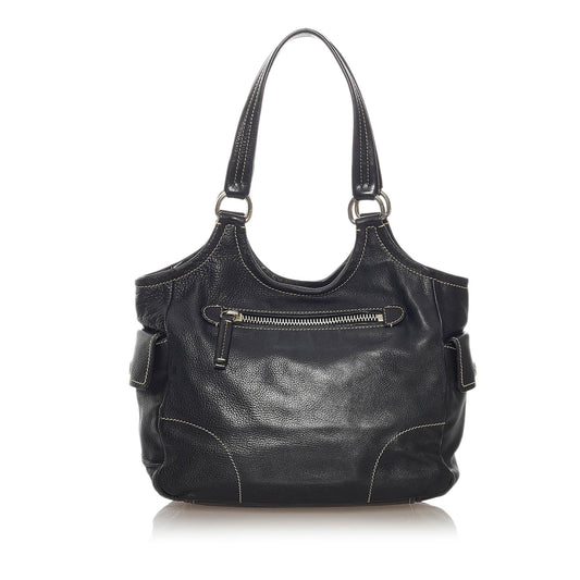 Prada Leather Shoulder Bag (SHG-28197)