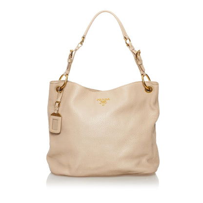 Prada Leather Shoulder Bag (SHG-32805)