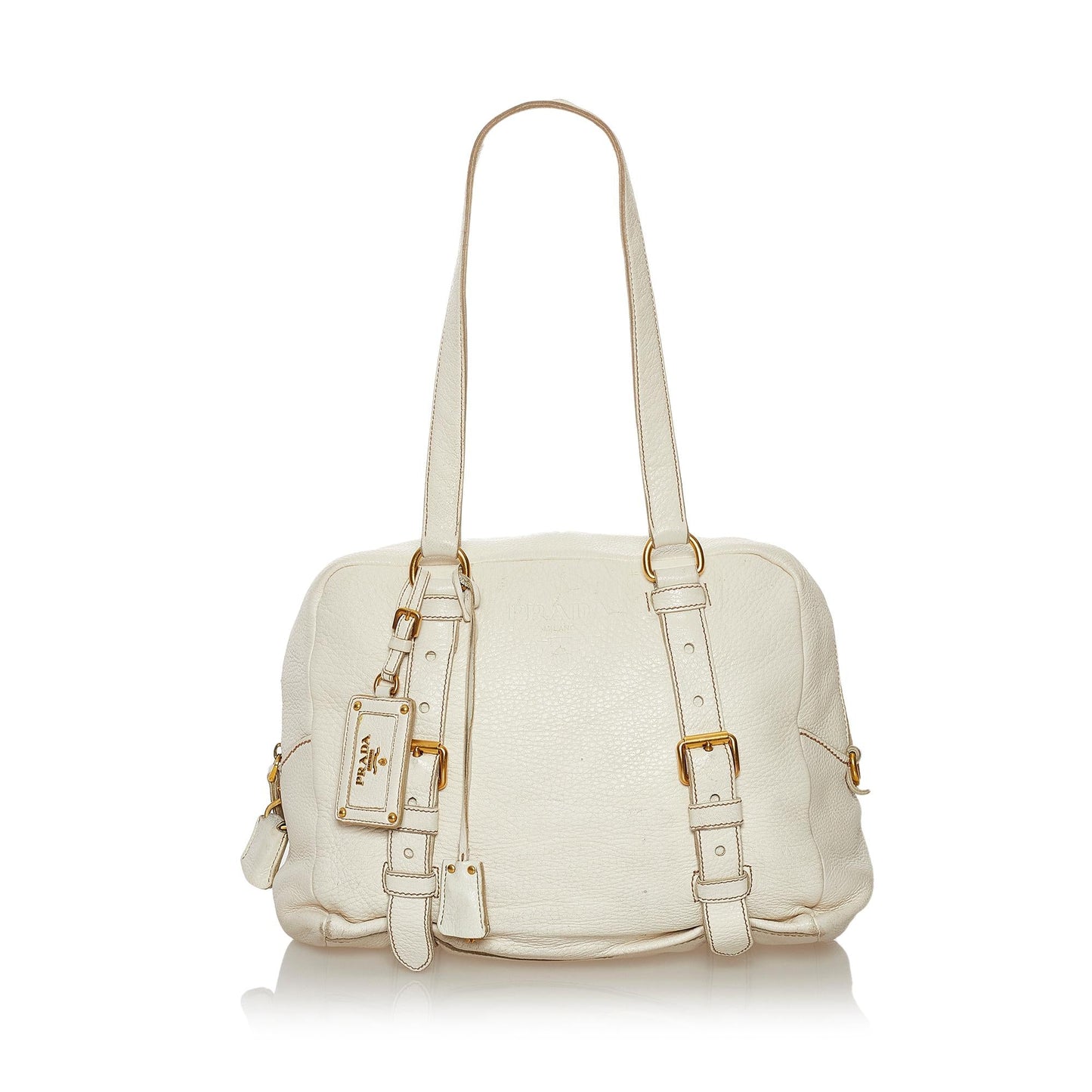 Prada Leather Shoulder Bag (SHG-33686)