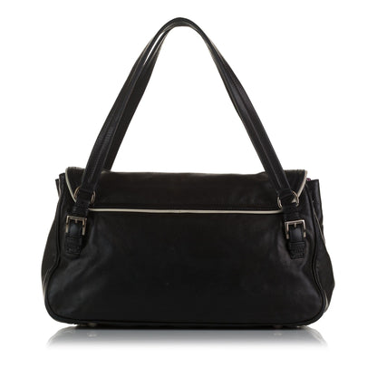 Prada Leather Shoulder Bag (SHG-k6pXFR)