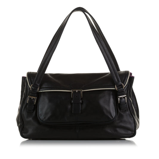 Prada Leather Shoulder Bag (SHG-k6pXFR)
