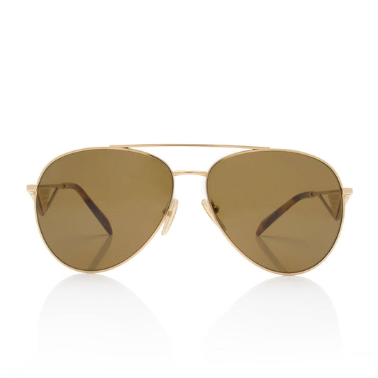 Prada Logo Aviator Sunglasses