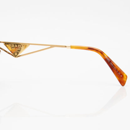 Prada Logo Aviator Sunglasses