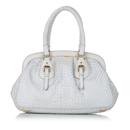 Prada Madras Frame Handbag (SHG-29285)