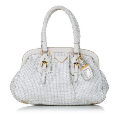 Prada Madras Frame Handbag (SHG-29285)