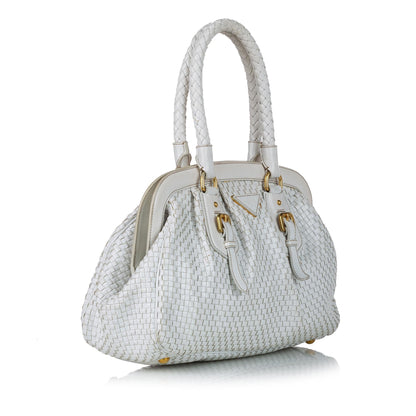 Prada Madras Frame Handbag (SHG-29285)