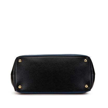 Prada Medium Saffiano Lux Bicolor Galleria Satchel (SHG-iOdySW)