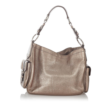 Prada Metallic Leather Shoulder Bag (SHG-27094)
