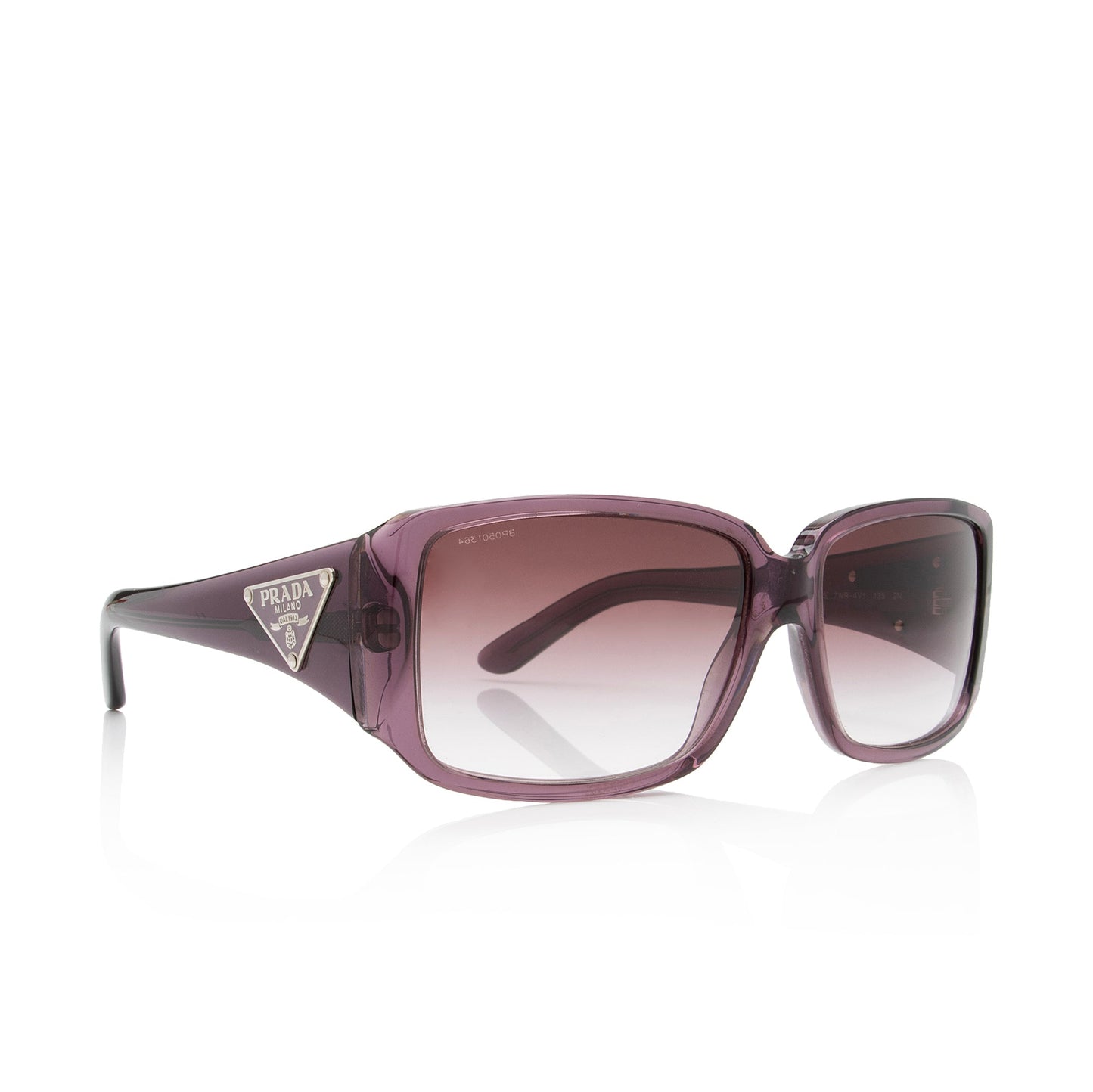 Prada Milano Rectangular Sunglasses (SHF-Pn2VVj)