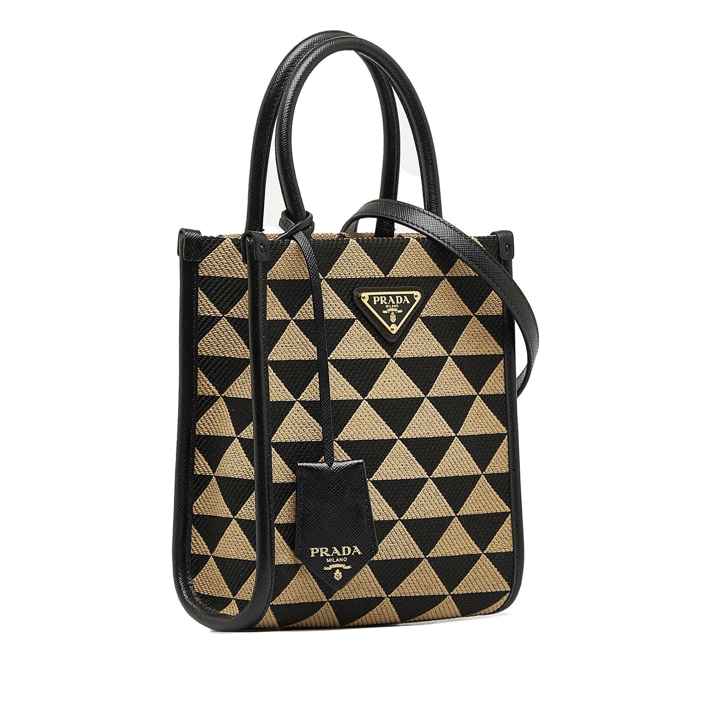 Prada Mini Symbole Triangolo Satchel (SHG-rRrX6V)