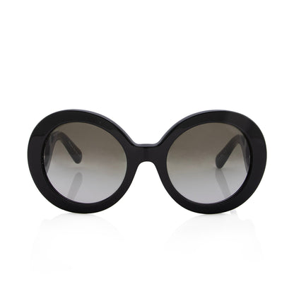Prada Minimal Baroque Round Sunglasses (SHF-22767)