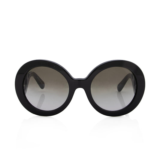Prada Minimal Baroque Round Sunglasses (SHF-22767)