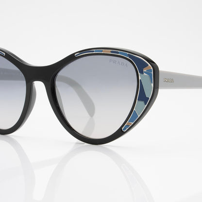 Prada Mosaic Cat Eye Sunglasses (SHF-QJt2IE)