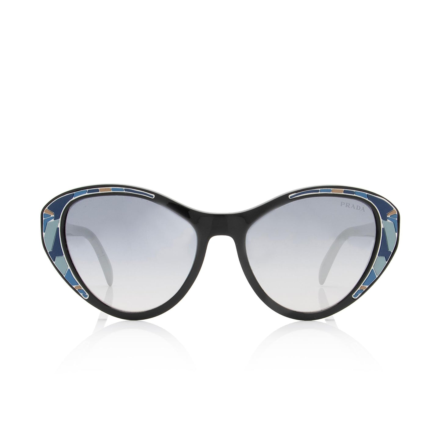 Prada Mosaic Cat Eye Sunglasses (SHF-QJt2IE)