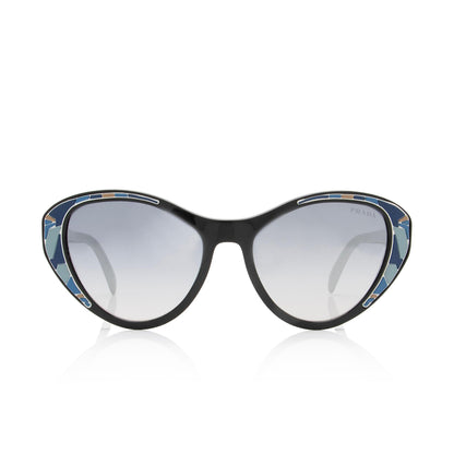 Prada Mosaic Cat Eye Sunglasses (SHF-QJt2IE)