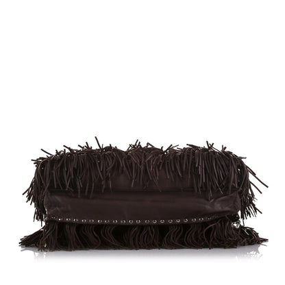 Prada Nappa Fringe Satchel (SHG-cqu8wr)