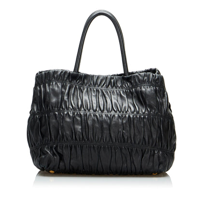 Prada Nappa Gaufre Bow Satchel (SHG-2L8Wjq)