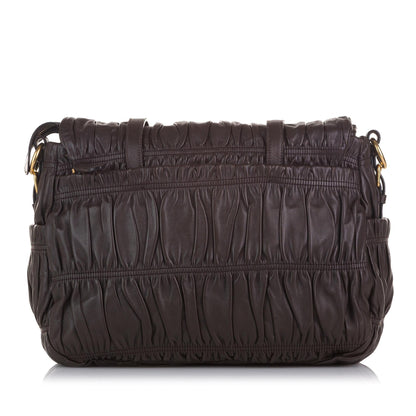 Prada Nappa Gaufre Messenger Bag (SHG-36973)
