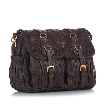 Prada Nappa Gaufre Messenger Bag (SHG-36973)