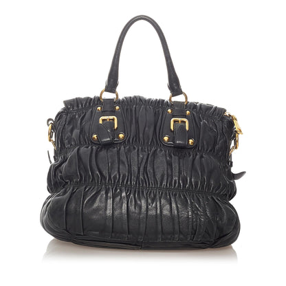 Prada Nappa Gaufre Satchel (SHG-27237)