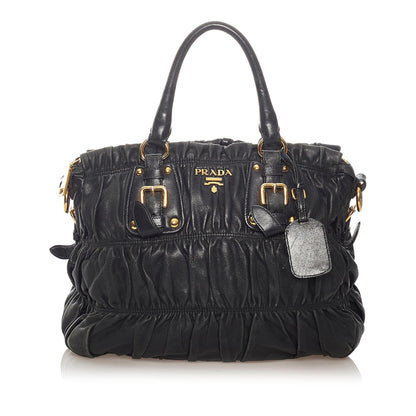 Prada Nappa Gaufre Satchel (SHG-27237)