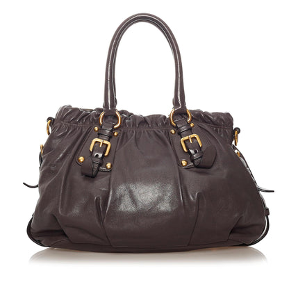 Prada Nappa Gaufre Satchel (SHG-27849)