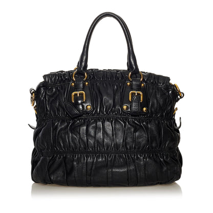 Prada Nappa Gaufre Satchel (SHG-33134)