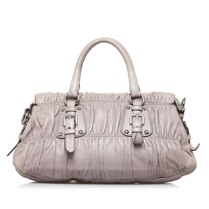 Prada Nappa Gaufre Satchel (SHG-7n5E15)