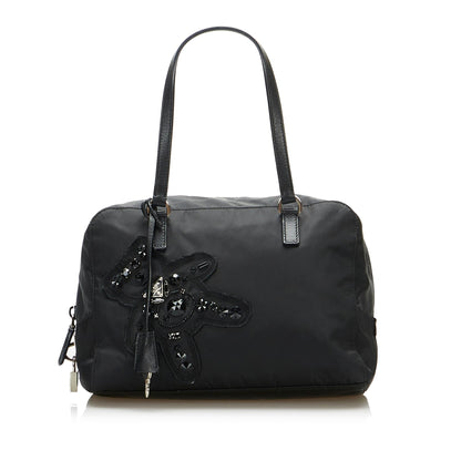Prada Nylon Raso Bear Handbag (SHG-uaCnN5)