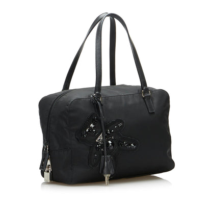 Prada Nylon Raso Bear Handbag (SHG-uaCnN5)