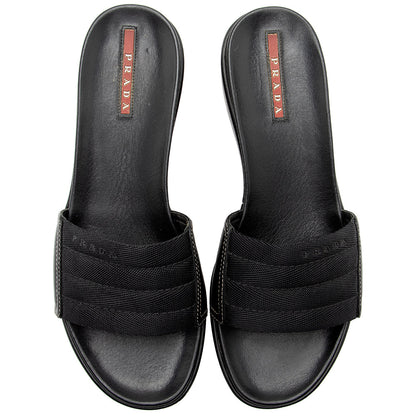 Prada Nylon Sport Sandals - Size 7.5  / 37.5 (SHF-19303)