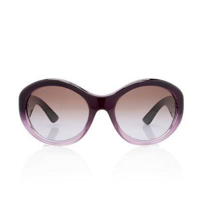Prada Oval Glam Sunglasses (SHF-19585)